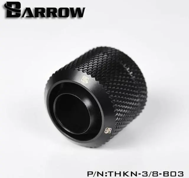 Main image of Barrow G1/4" Thread 3/8" ID x 1/2" OD Compression Fitting - Black (THKN-3/8-B03)