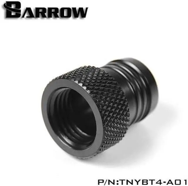 Main image of Barrow G1/4" Inner Thread to 1/2" ID Barb Adaptor Fitting - Black (TNYBT4-A02)