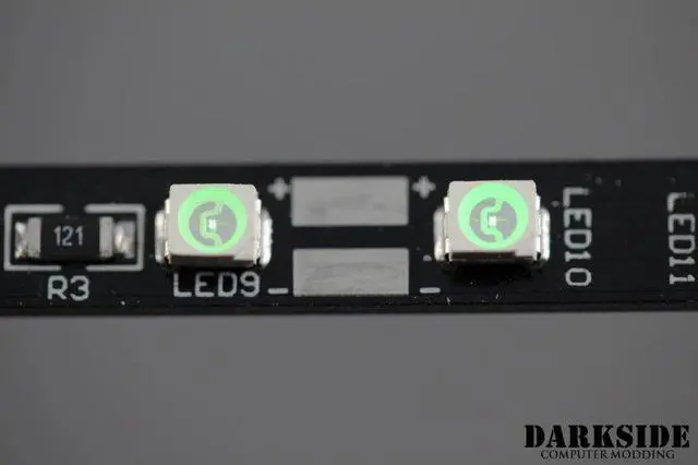 Main image of DarkSide 7.75" CONNECT Dimmable Rigid LED Strip - Green (DS-0313)