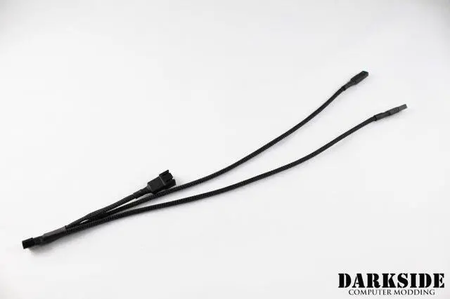 Main image of DarkSide CONNECT Pass-Through Y-Cable | 12" | 3-Pin - Type 4 (DS-0368)