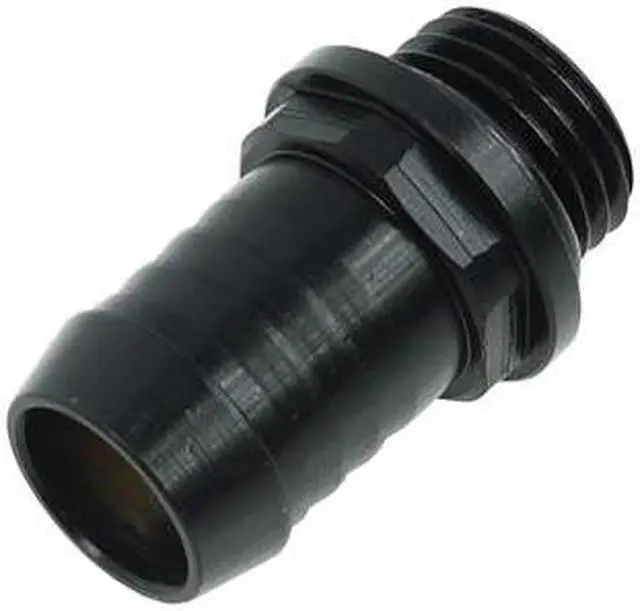 Main image of Alphacool G1/4 1/2" (13mm) Barbed Fitting with O-Ring "FatBoy" - Deep Black (17090)