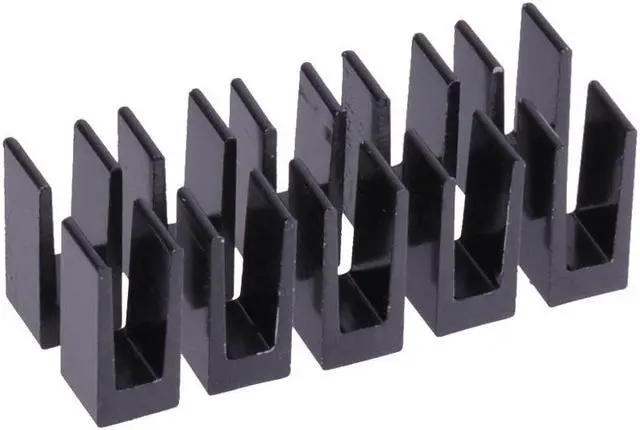 Main image of Alphacool GPU Heatsinks 7 x 7 x 15mm | Black - 10 Pack (17156)