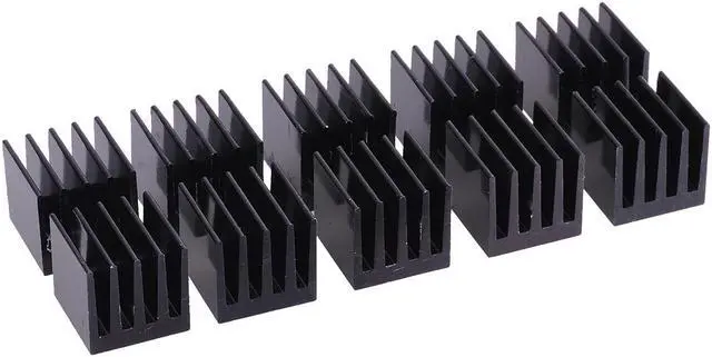 Main image of Alphacool GPU Heatsink 15 x 15 x 15mm | Black - 10 Pack (17155)