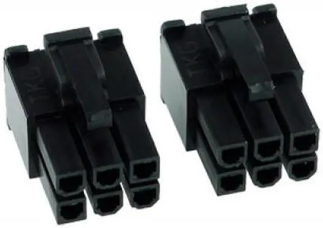 Main image of Phobya 6-pin VGA Connector (Ver. 1) (incl. pins) - 2ct | Male (82379)