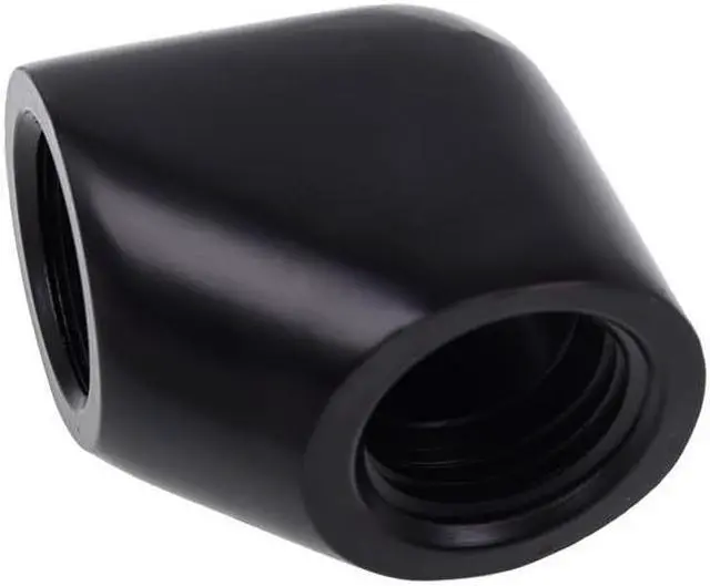 Main image of Alphacool Eiszapfen G1/4" 90° Female to Female L-Connector - Black (17258)