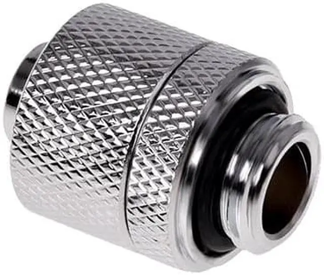 Alt view image 2 of 6 - Alphacool HF G1/4 3/8"ID x 1/2"OD Compression Fitting - Chrome - Six Pack (17386)