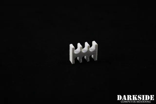 Alt view image 2 of 2 - Darkside 6-Pin Cable Management Holder- White (3DS-0006)