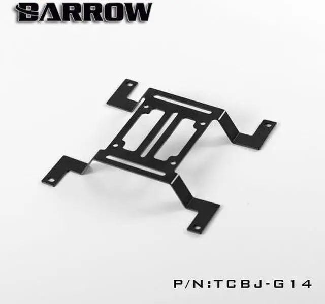 Alt view image 2 of 8 - Barrow Offset Pump Mounting Bracket for 140mm Radiators (TCBJ-G14)
