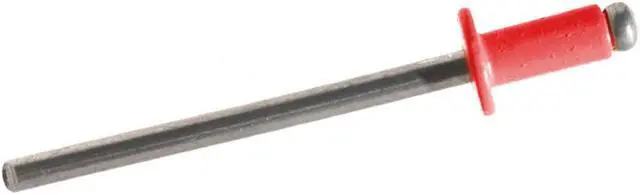 Alt view image 2 of 2 - ModMyMods 1/8" (3mm) Domed Aluminum Rivets - Red - 10 Pack (MOD-0194)