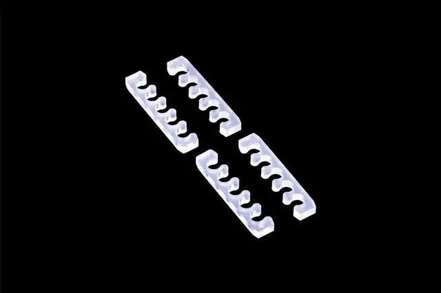 Main image of Alphacool Eiskamm X5 Flat - 3mm Clear- 4 pcs (24750)