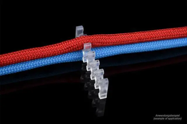 Alt view image 3 of 10 - Alphacool Eiskamm X12 - 3mm Clear- 4 pcs (24745)