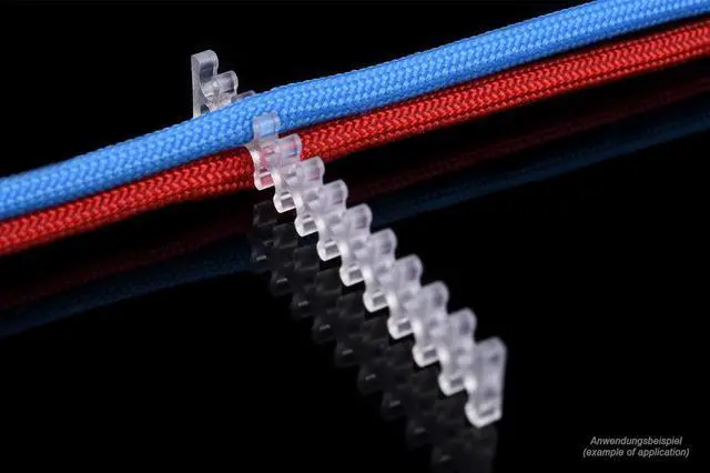 Alt view image 3 of 12 - Alphacool Eiskamm X24 - 3mm Clear - 2 pcs (24748)