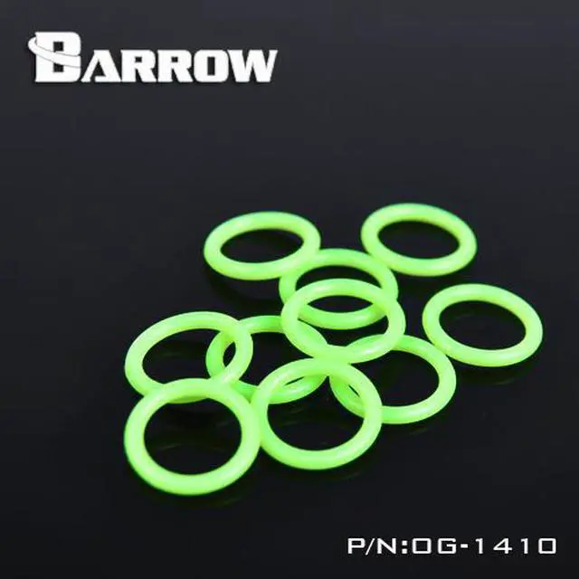 Main image of Barrow Replacement G1/4" O Ring - 10pcs - Green (OG-1410)