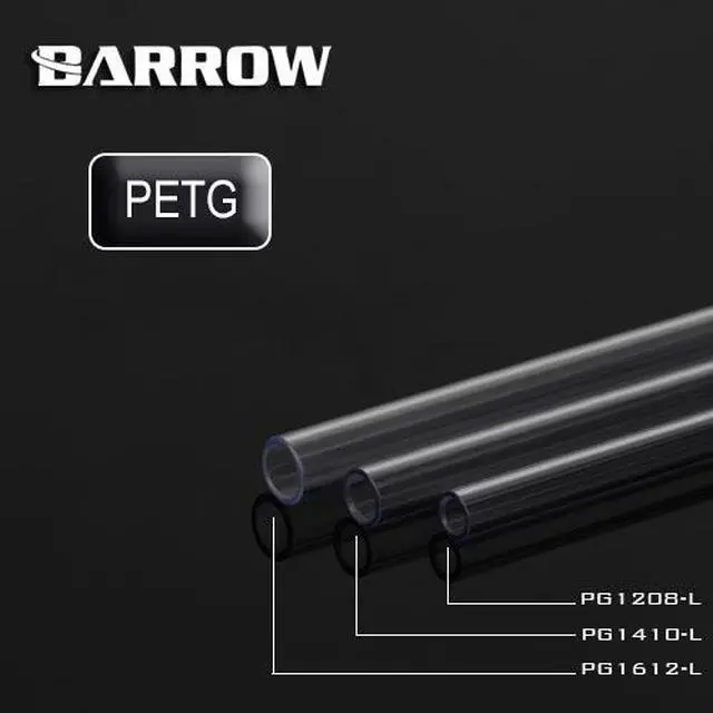 Main image of Barrow 12/8mm PETG Rigid HardTube (500mm) - Clear (PG1208-L-CLEAR)