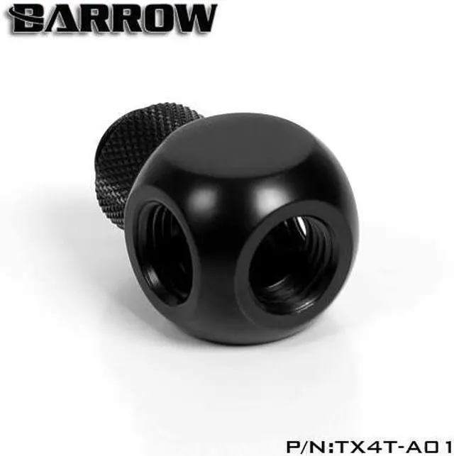 Main image of Barrow G1/4" 4-way Ball Fitting, Rotary, Black