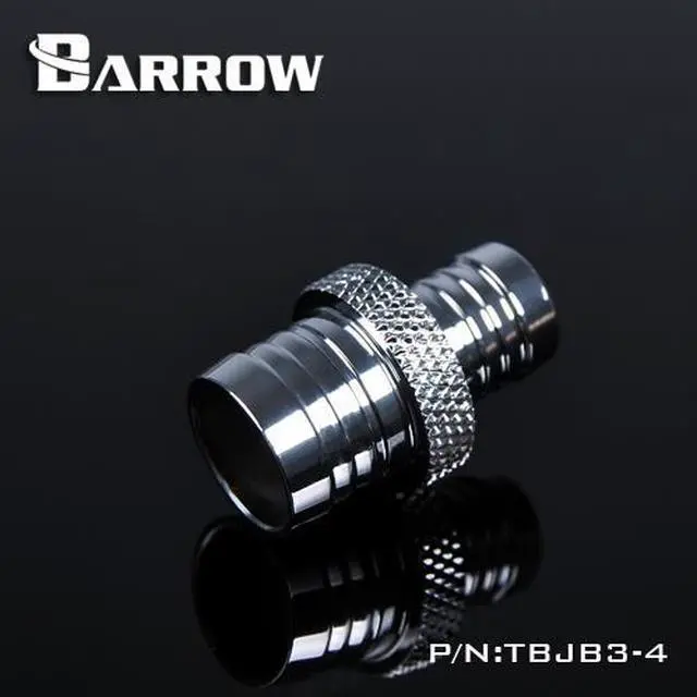 Main image of Barrow 1/2" to 3/8" Barbed Reducer Fitting - Silver (TBJB3-4-Silver)