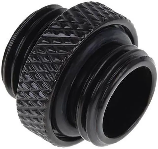 Main image of Alphacool Eiszapfen G1/4" Male to Male Adapter Fitting - Deep Black (17399)