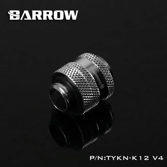 Main image of Barrow G1/4" Multi-Link Adapter - 12mm OD Rigid Tube - Silver (TYKN-K12 V4-Silver)