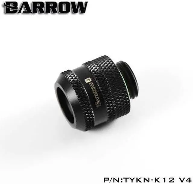 Main image of Barrow G1/4" Multi-Link Adapter - 12mm OD Rigid Tube - Black (TYKN-K12-V4)