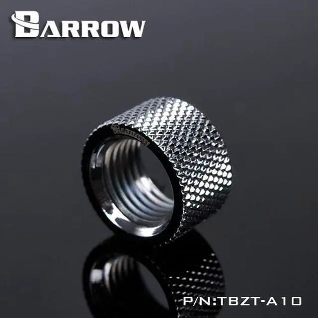 Main image of Barrow G1/4" 10.5mm Female to Female Extension Fitting - Silver (TBZT-A10-Silver)