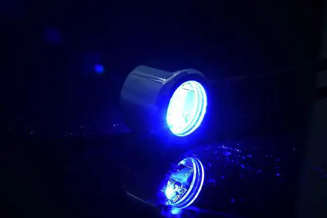 Alt view image 2 of 6 - Alphacool Aurora HardTube LED Ring 13mm Chrome - Blue (15326)