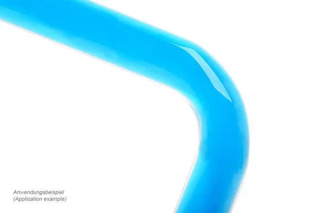 Alt view image 6 of 6 - Alphacool 16/11mm 90° Borosilicate Glass HardTube - 20/40cm (18500)