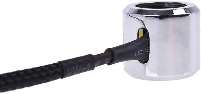 Alt view image 5 of 6 - Alphacool Aurora HardTube LED Ring 13mm Chrome - Blue (15326)