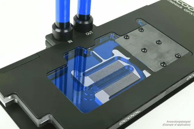 Alt view image 2 of 7 - Alphacool Eiswasser - Premixed Coolant - Crystal Blue - UV Reactive - 1000ml (18543)