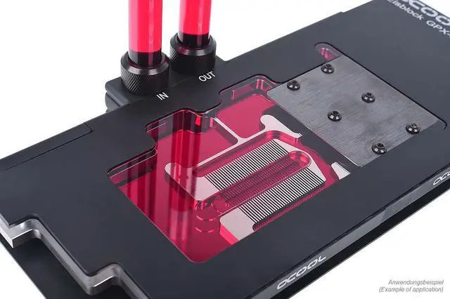 Alt view image 2 of 6 - Alphacool Eiswasser - Premixed Coolant - Crystal Red - 1000ml (18549)