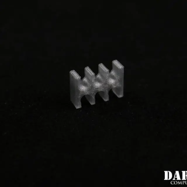 Main image of Darkside 6-Pin Cable Management Holder- Metallic Silver (3DS-0055)