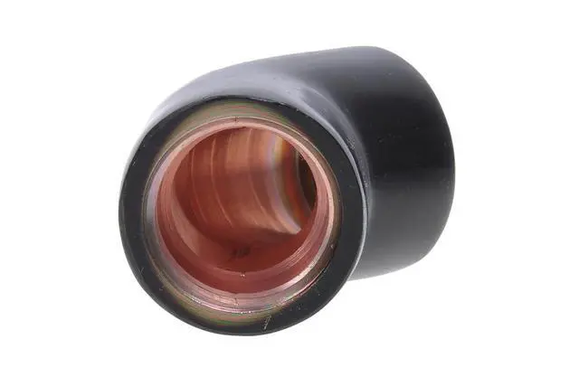 Alt view image 2 of 3 - Alphacool G1/4 Female to Female 45 Degree Adapter Fitting - Black (17191)