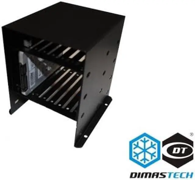 Alt view image 3 of 3 - DimasTech® Ssd Support (6 Disks) Graphite Black (BT073)