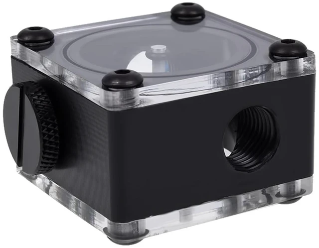 Alt view image 2 of 4 - Alphacool Eisfluegel G1/4 Square Flow Meter - Acetal (17350)