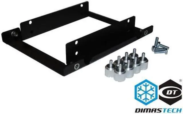Alt view image 2 of 3 - DimasTech® Dual Ssd Adapter Support - Black (BT132)