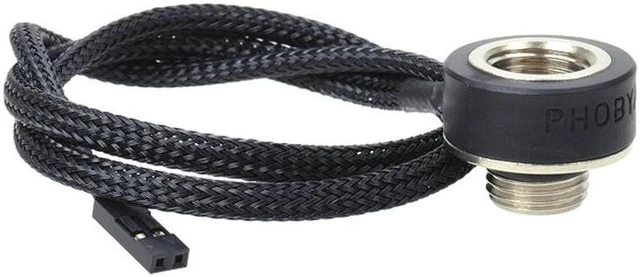 Alt view image 4 of 10 - Phobya G1/4 Temperature Sensor (71170)