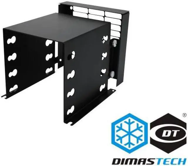 Alt view image 4 of 4 - DimasTechÂ® HD Support 3.5", Special, 4 Slot, with 120mm Graphite Black Frontal Fan Support (BT178)