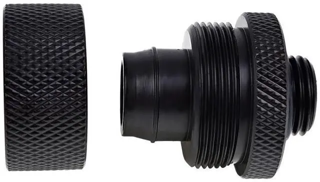 Alt view image 5 of 10 - Alphacool Eiszapfen G1/4" to 13mm ID 19mm OD Compression Fitting Black 6 Pack