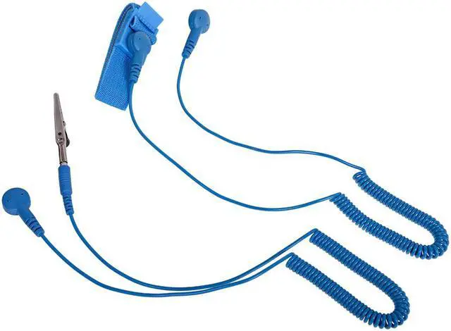 Alt view image 2 of 2 - Alphacool Anti-Static Wrist Strap - Blue (11645)
