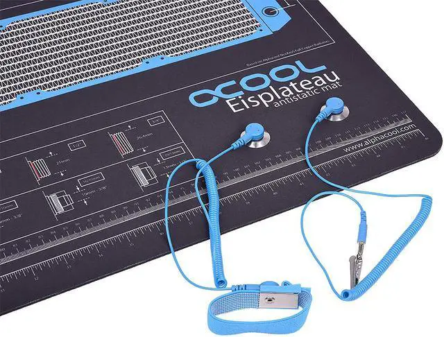 Main image of Alphacool Anti-Static Wrist Strap - Blue (11645)