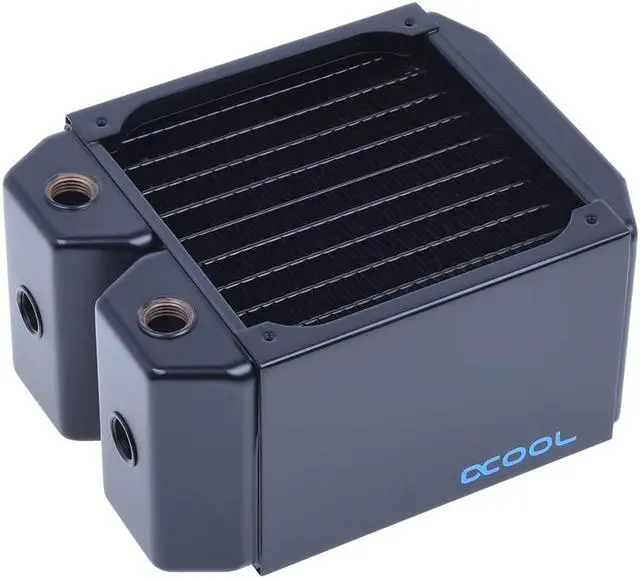 Alt view image 13 of 13 - Alphacool NexXxos Monsta Radiator 120, 120mm x 1, Single Fan, Black