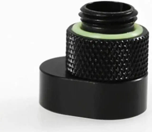 Alt view image 2 of 2 - Barrow G1/4" 360Â° Rotary Offset Adapter Fitting - Black (TX360PZ)
