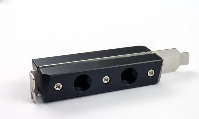 Alt view image 2 of 3 - watercool pci-slot-durchfhrung mit 2x 2 g1/4 ig