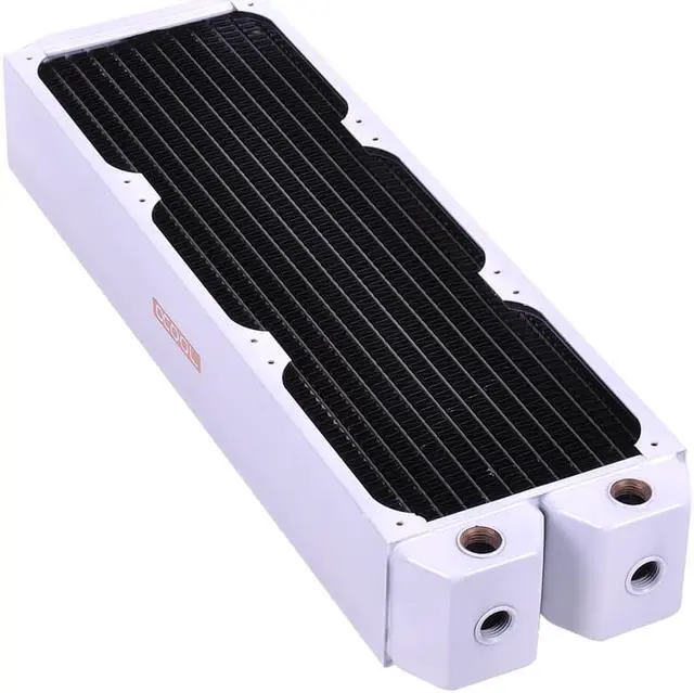 Alt view image 6 of 7 - Alphacool NexXxoS UT60 Full Copper 360mm Radiator | White Special Edition (14194)