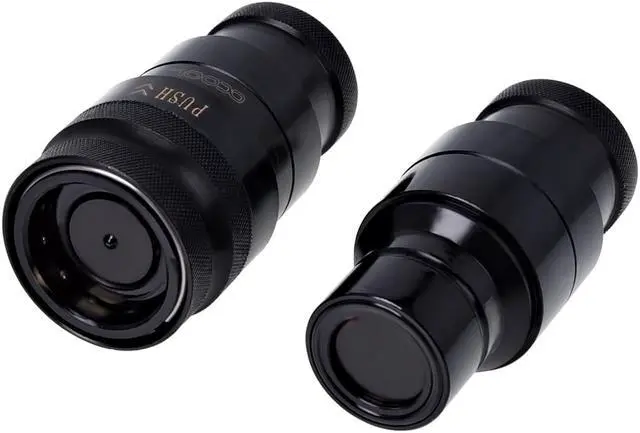 Alt view image 12 of 14 - Alphacool G3/8" Eiszapfen HF Quick Release Connector Kit, Deep Black