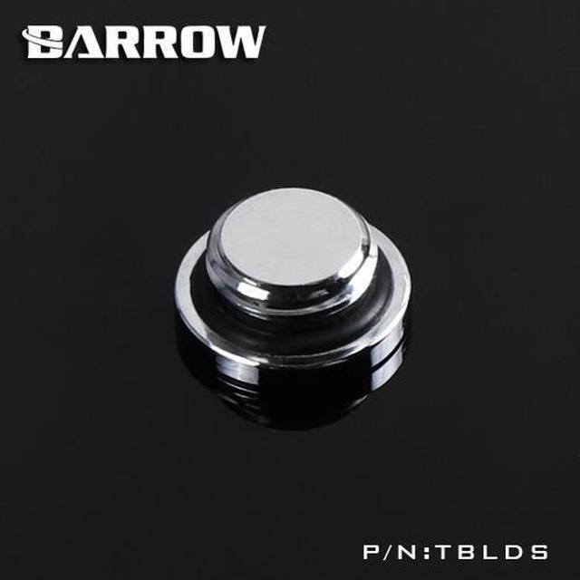 Alt view image 2 of 4 - Barrow G1/4" Ultra Low Profile Hex Stop / Plug Fitting - Silver (TBLDS-Silver)
