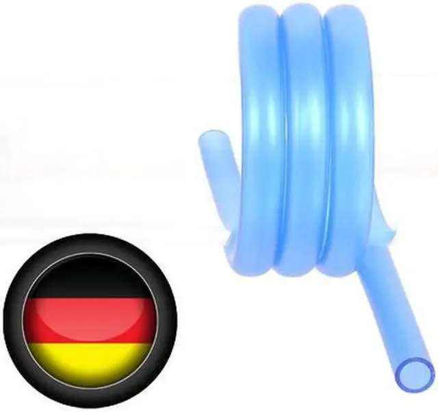 Alt view image 8 of 10 - Alphacool Alphatube HF Tubing 10mm ID, 13mm OD (3/8" ID, 1/2" OD), 3 meter, UV Blue