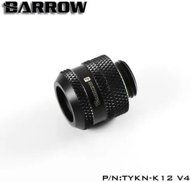 Alt view image 8 of 8 - Barrow G1/4" Multi-Link Adapter - 12mm OD Rigid Tube - Black (TYKN-K12-V4)