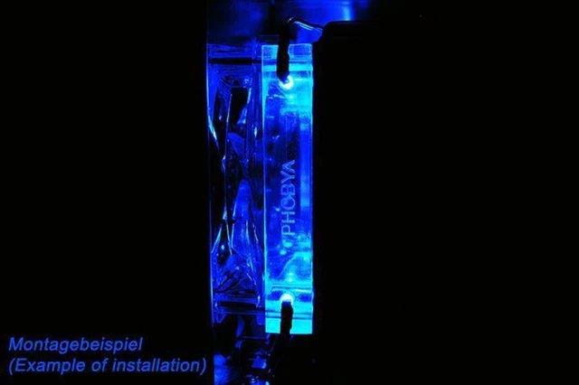Alt view image 10 of 10 - Phobya 120x120x20mm Shroud Plexi (38112)
