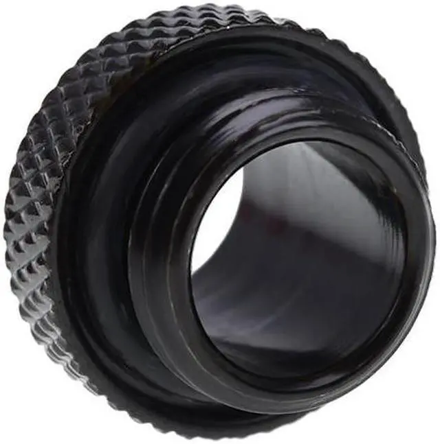 Alt view image 12 of 13 - Alphacool Eiszapfen G1/4" Male to Male Adapter Fitting - Deep Black (17399)