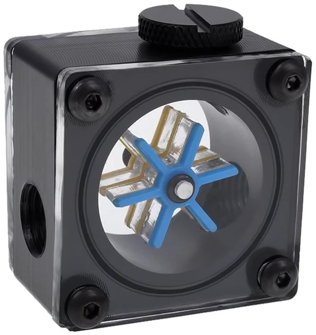 Main image of Alphacool Eisfluegel G1/4 Square Flow Meter - Acetal (17350)